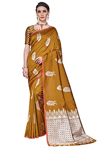 Image of Glory Sarees Women's Banarasi Silk Saree with Blouse Piece (GS Kara143 Parent)