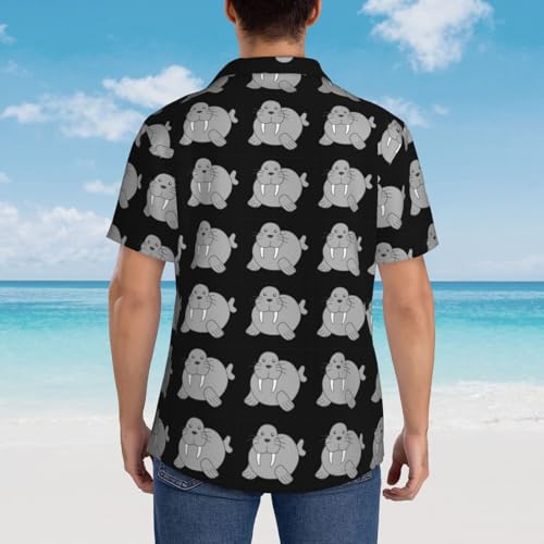 Chemise hawaïenne morse pour homme, l'esprit de liberté et d'évasion estivale - 6