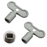VIDABTE Llave de agua Sillcock de 5/16 pulgadas, mango de grifo cuadrado para exteriores (2 piezas)