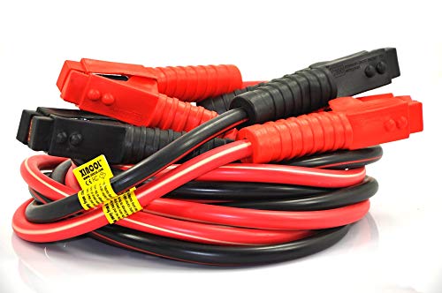 Xincol Heavy Duty 2500A 100% Copper Wire Jumper Cable Booster Cable For Truck Anti-Frozen Heat Insulation Jump Leads With Free Carry Bag Size 10Ft #TOP3