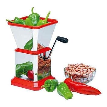 Shoppsy Stainless Steel Onion, Chilly,Dry Fruit & Cutter Vegetable Mirchi Nut and Dry Fruit Cutter (Color May Vary)