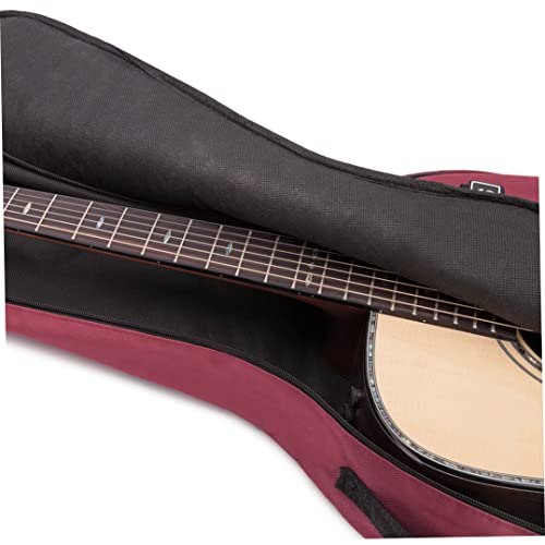 Sac à guitare Réglable Case Gig Sac à dos doux acoustique imperméable Support de couverture classique 40/41 pouces rouge… - Les Beatles, Paul McCartney, John Lennon, RIngo Starr, George Harrison Sac à guitare Réglable Case Gig Sac à dos doux acoustique imperméable Support de couverture classique 40/41 pouces rouge… – Image 4