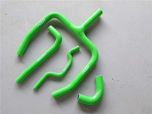 Silicone Radiator Hose Y KIT For Kawasaki KXF250 KX250F 2009-2014 10 2013 (green)