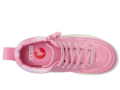 BILLY Footwear, Unisex, Classic Lace High (Toddler), Pink Glitz, 10, Medium2