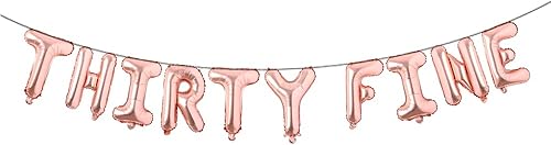 Treinta globos finos, globos de fiesta de 30 cumpleaños para hombres y mujeres, decoración de fiesta de 30 cumpleaños, alegría a 30 años, decoración