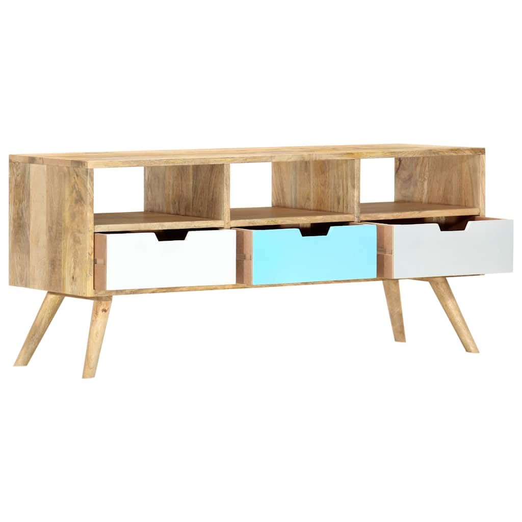 Hothingwell Szafka pod telewizor 110x35x48 cm lite drewno mango