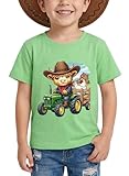 Toddler Boy Western Cow T-Shirt - Little Kids Cowboy...