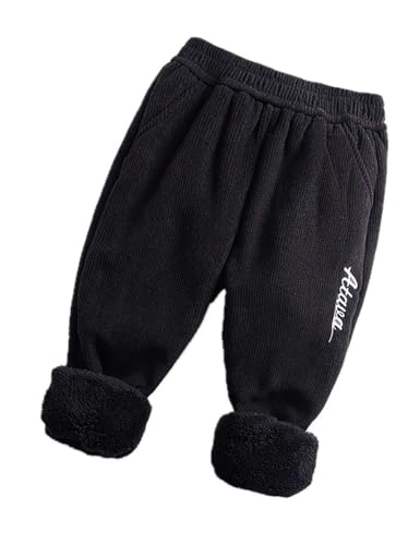 Boys Windproof Trousers Kids Thicken Hiking Pants Outdoor Warm Insulated Trousers3