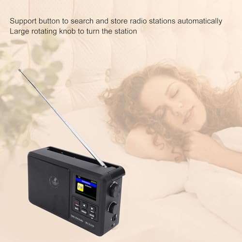 Radio FM portátil con Bluetooth y soporte USB miniatura 4