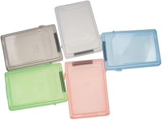 5Pcs 2.5 inch Plastic HDD Case, Hard Disk Drive Transparent Box, Shockproof Anti Static Hard Disk Drive Protection Storage Cases