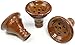 Egyptian Handmade Premium Quality Large Wide Hookah Shisha Nargila Clay Bowl Brown Color 1pc (Made In Egypt)