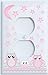 Grey and Pink Owl Outlet Cover / Owl Nursery Decor (Outlet Cover)