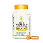 Glutathione Skin Brightening 10 000mg Anti ageing Formula Targets Hyperpigmentation Spota & Acne Marks| Collagen & Vitamin C Infused Capsules + CoQ10 200mg Liposomal Glutathione