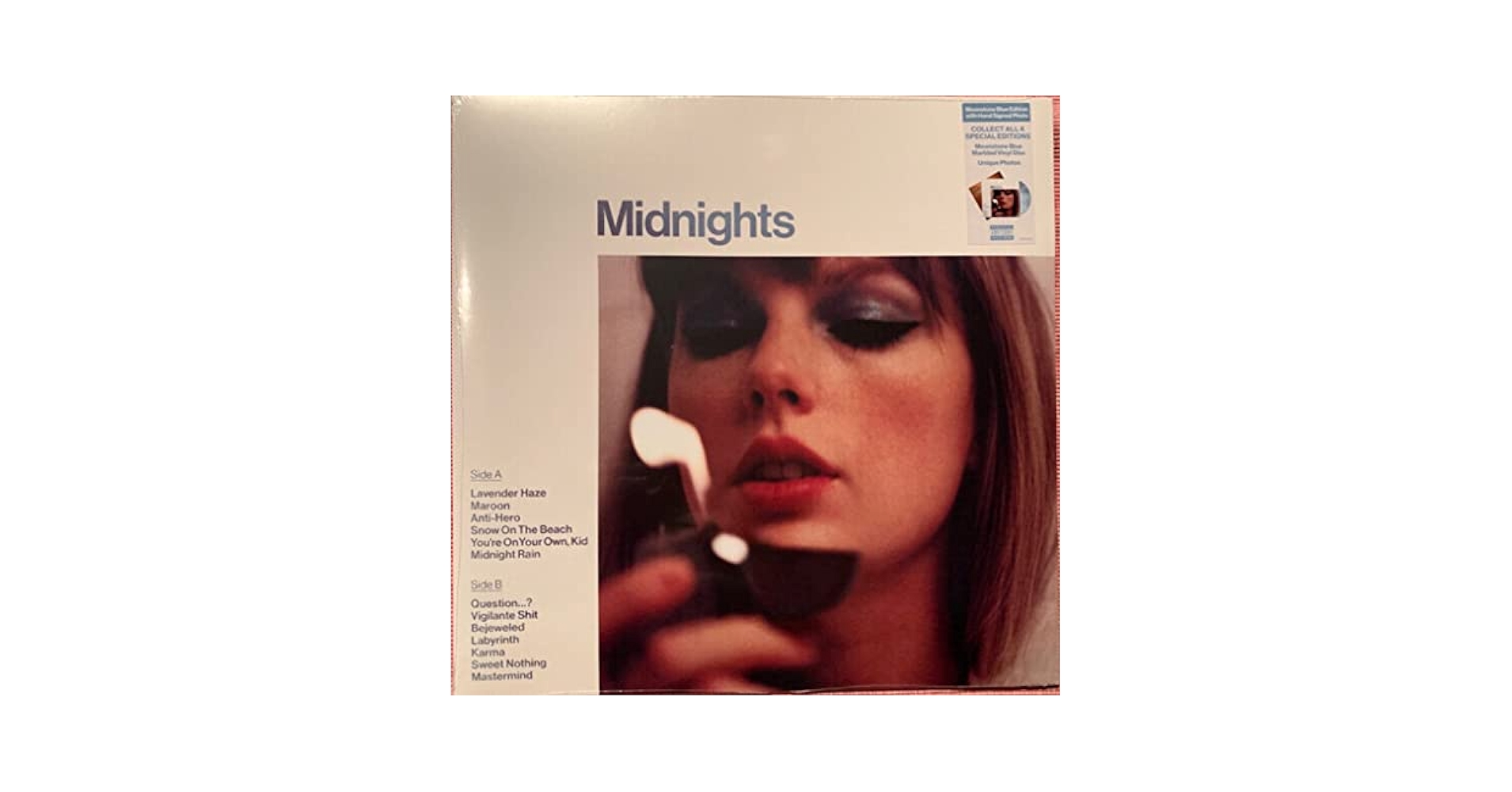 【新品未開封】【レコード】Taylor Swift Midnights Amazon.com: Taylor Swift – Midnights LP moonstone blue