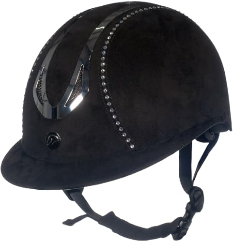 HKM Illusion Diamond Casco de Montar Negro M