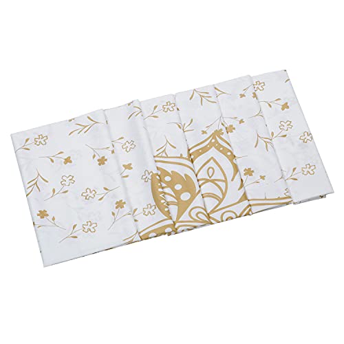 Rosielily White And Gold Tapestry Mandala Tapestry Boho Wall Tapestry thumb #5