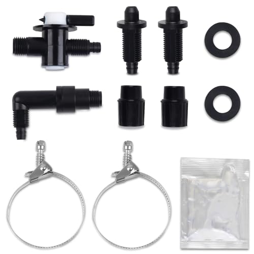 New Upgraded R172064 Control Valve, Compatible with Model 300, 302, 300-19 and 300-29 Automatic Chlorine/Bromine Pool and Spa Feeder Black
