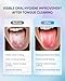 BodyAccel Tongue Cleaner Gel with Tongue Brush – Fresh Breath Oral Care Kit – Tongue Scraper Gel Set for Bad Breath Removal, Maintain Oral Health