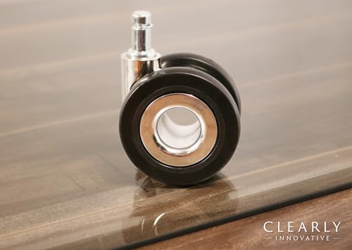 Image of Office Chair Wheels, Replacement Casters for Desk Chairs, Set of 5, Chrome