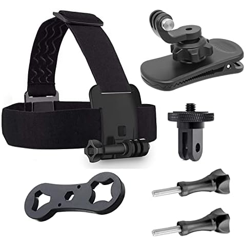 Head Strap for GoPro with Quick Clip Mount compatible with Insta360 ONE X2 X3 X R RS GO 2, Gopro Hero Max Fusion, DJI OSMO Action 2 3 Camera Cover