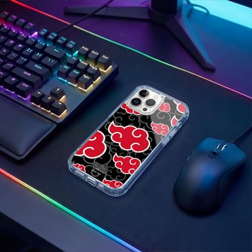 Coque antichoc Naruto Akatsuki iPhone 14 Pro compatible avec recharge MagSafe - 6