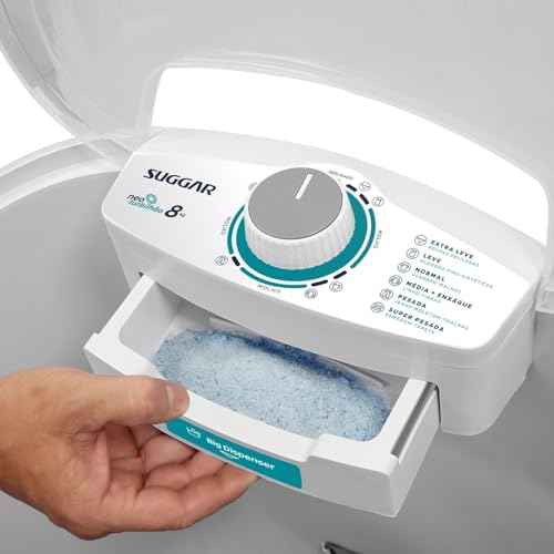 SUGGAR LAVADORA DE ROUPAS NEO TURBILHÃO 8KG 220V BRANCA LE8002BR