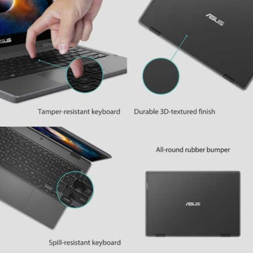 Asus 2023 Newest Student 12'' Hd Anti-Glare Display, Thin & Lightweight, Intel N4500 Processor, Type-C, Hdmi, Ethernet Port, 10Hs Battery Life, Windows 10 Pro (4Gb Ram | 256Gb Ssd) #TOP6