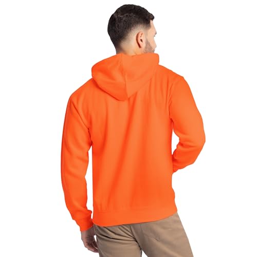 Image of Fruit of the Loom Men's Eversoft Fleece Pullover Hooded Sweatshirt, Moisture Wicking & Breathable
