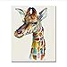 Produktbild WYTTT DIY Malen Nach Zahlen Kits Zeichnung Tierfärbung Graffiti Giraffe Dekorative Modulare Wandkunst Bild Geschenk Farbe 16X20 Zoll Rahmenlos
