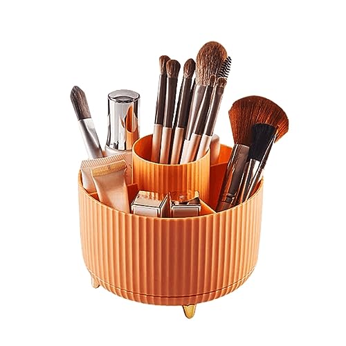 Porta Trucchi Organizer Per Cosmetici, Porta Trucchi Organizer Scatola Porta Trucchi, Scatola Portaoggetti Da Scrivania Organizzatore Organizer 5 Griglie, Organizzatore Di Trucco Girevole A 360°