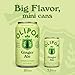 OLIPOP Minis Prebiotic Soda Pop, Ginger Ale, Pantry Pack Packed with Prebiotics, Fiber, and Botanicals, Gluten Free, GMO Free, 7.5oz (6-Cans)