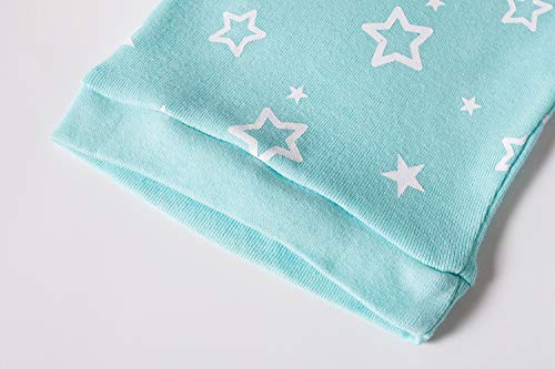 Babyroom Girls Matching Doll&Toddler 4 Piece Cotton Pajamas Kids Clothes Sleepwear Size 7 Blue #TOP6