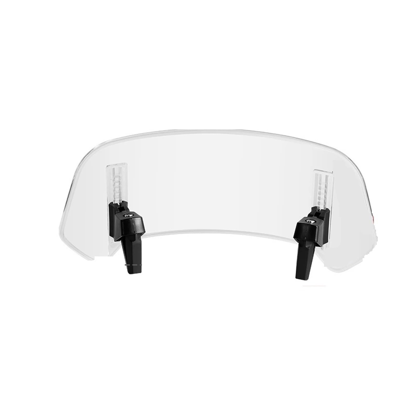 Parabrezza Deflettore aria per parabrezza universale Risen Clip On per moto BMW R1200GS XADV Tmax Scooter(Large Clear A)