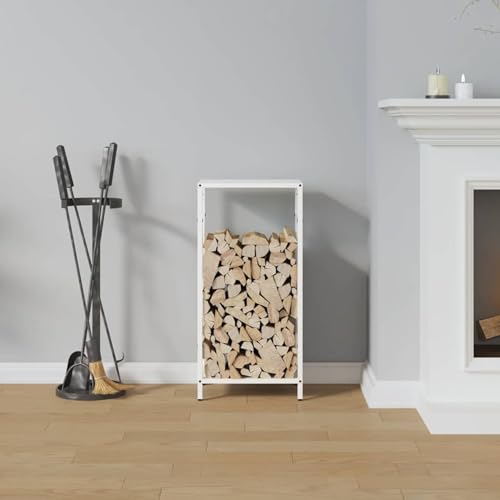 Étagère à bûches blanche 34x25x70 cm ATOMSTACK MAKER support de rangement 100 kg