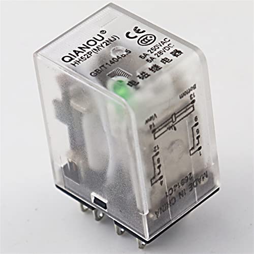Relé de uso general MY2 de 8 pines tipo interruptor electromecánico 12VDC MY2NJ 5