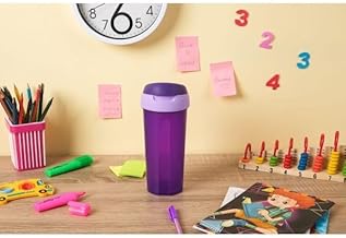 زجاجة مياه بتصميم ديانا وقلوب سعة 800 مل