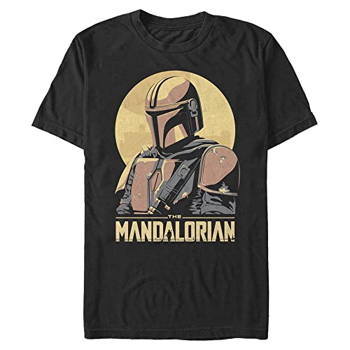 Star Wars Mando Sunset T-Shirt Idéal pour les Sorties