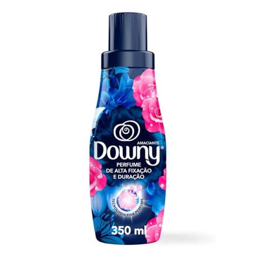 Downy Brisa Intenso Amaciante Concentrado 350mL, Rende 1.4L, Perfume de Alta Fixação e Duração