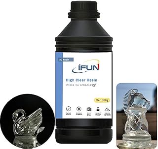 IFUN 3D Printer Resin Clear 405nm HiClear HiTemp LCD DLP Printer SLA UV