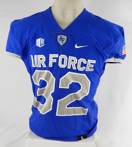 Air Force Falcons #32 Game Used Jersey NP R L 947 - College Game Used