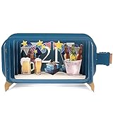 Message in A Bottle Beer 21st Pop Up Birthday Greeting Card by Alljoy Cards MIB098 - Image 1