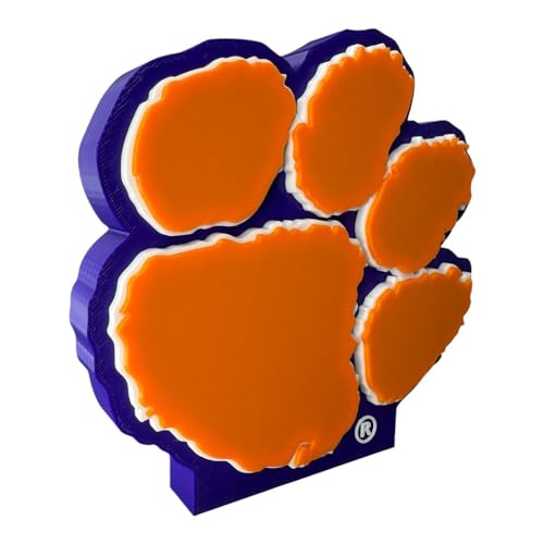 CLTFanCreations Clemson University 3D Printed Decor