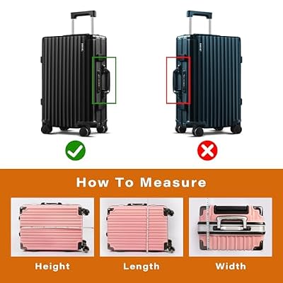Clear PVC Suitcase Cover Protectors Transparent Luggage Covers Waterproof Wheeled Suitcase Dust Dustproof Travel Luggage Sleeve Protector (18)