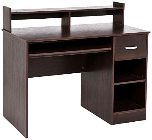 Rockpoint Axess Computer Keyboard Tray And Drawer Small Home Office Bedroom, Homework And School Studying Writing Desk For Student With Storage,Royal Cherry #TOP6