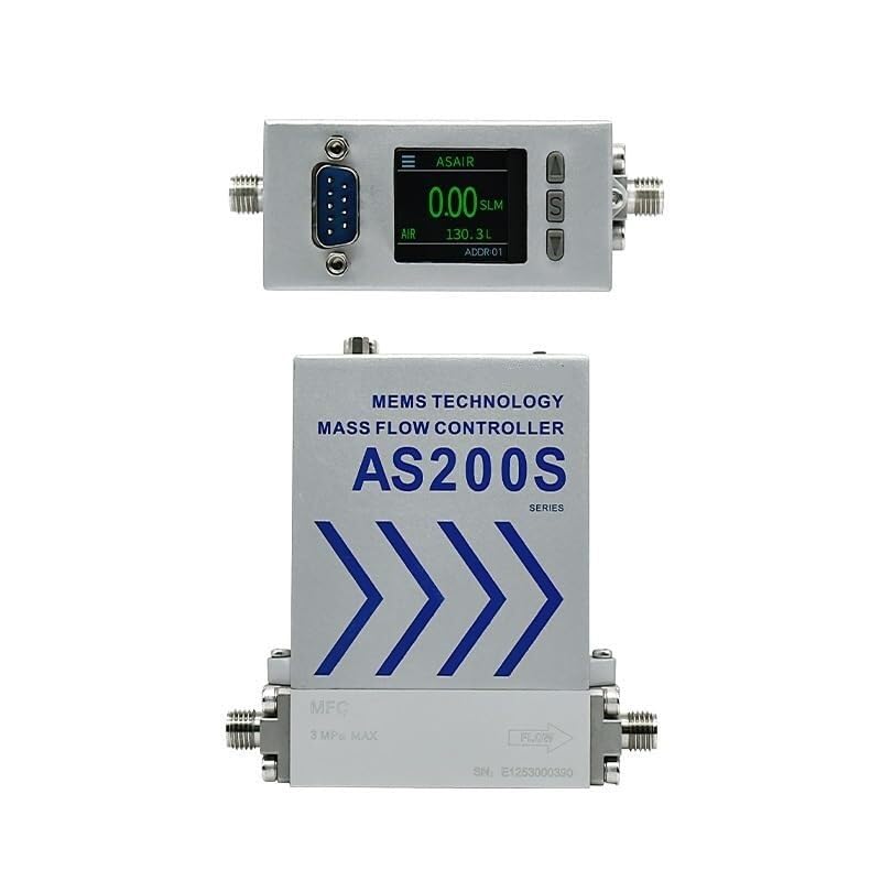 Controlador de flujo másico digital de alta precisión, for gases AS200SC(3-300ml/min Ar 4-20mA)