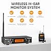 SOWOITIG Wireless in Ear Monitor System, PRO UHF IEM System Mono with Metal Rack Mountable Transmitter, 1 Bodypack Receiver with Earphone, 100 Adjustable Frequencies, 262ft Operation for Singers Bands #1