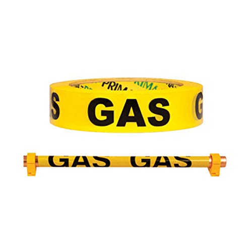 Talon Yellow "Gas" Adhesive Tape - 25Mm X 60M Roll