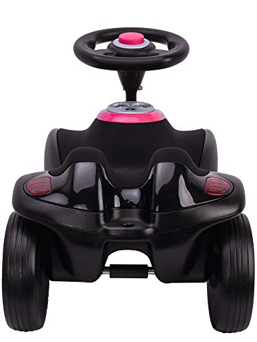 BIG-Bobby-Car Next - Deluxe Variante, Kinderfahrzeug mit LED-Front Scheinwerfer, Flüsterreifen und weichem Sitz… – Bild 3