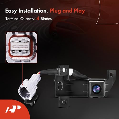 Image of A-Premium Rear View Backup Camera Compatible with Nissan | Parking Camera for 2005-2021 Frontier - Replace# 28442-9BF0A