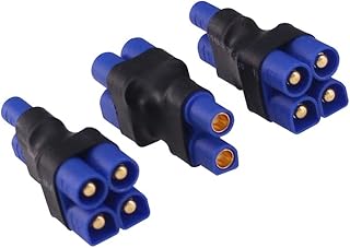 BDHI 3pcs EC3 Parallel Connector/Parallel Battery Adapter for Losi/E-Flite(B168-3)